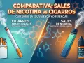 Comparativa de sales de nicotina vs. cigarros. Guía sobre cómo hacer sales de nicotina, diferencias y equivalencias.