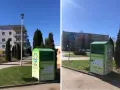Zielony PSZOK, punkt selektywnej zbiórki elektrośmieci, to miejsce, gdzie wyrzucić kable i inne zużyte urządzenia.