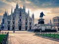 Katedra Duomo w Mediolanie i pomnik konny. Czy warto odwiedzić Mediolan? Zdecydowanie tak!