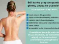 Kobieta masuje bolesny kark, gdzie jest przyczyna bólu? Może to przewianie, zła poduszka, dyskopatia, stres lub siedzący tryb życia.