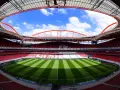 Stadion Estádio da Luz w Lizbonie, gotowy na emocje, kiedy mecze Ligi Mistrzów 2020.