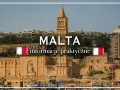 Malta: informacje praktyczne. Malowniczy widok na port i zabytkową architekturę, idealne miejsce na wakacje na Malcie.