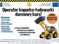 Darmowy kurs na koparko-ładowarkę dla osób w wieku 18-24 lata. Płatne stypendium i staż. Dowiedz się, ile kosztuje kurs na koparkę - tutaj jest za darmo!