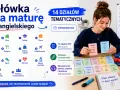Materiały do nauki angielskiego na maturę: 14 działów tematycznych, kolokacje, phrasal verbs, słownictwo do pisania, czytania i słuchania. Angielski słowotwórstwo w praktyce.