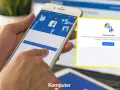 Facebook awaria dzisiaj. Na ekranie telefonu komunikat o błędzie technicznym.