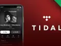 Amy Winehouse Album auf dem Smartphone mit der Tidal App. Die App zeigt "Amy Winehouse - TIDAL Masters" an, bereit zum Abspielen.