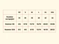 Tabela rozmiarów: europejski 38, UK 12/14, USA 8/10. Jaki to rozmiar 12? To M w Europie.