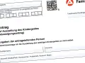 Antrag auf Auszahlung des Kindergeldes. Formular für den Abzweigungsantrag, relevant für den kinderfreibetrag 0, 5 oder 1.
