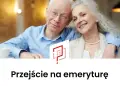 Uśmiechnięta para seniorów, symbolizująca spokój i radość z przejścia na emeryturę. Wzór pisma o przejście na emeryturę.