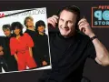 Nenas Albumcover "99 Luftballons" und ein Mann mit Kopfhörern.