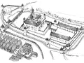 Dawny zamek biskupów warmińskich, otoczony murami i fosą, z przyległym miastem. Lidzbark Warmiński atrakcje historyczne.