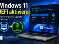 Anleitung: Windows 11 erfordert UEFI. Das Bild zeigt, wie man im BIOS/UEFI-Setup die Option "Boot Mode" auf UEFI stellt, um TPM 2.0 und Secure Boot zu aktivieren.