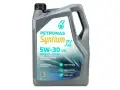 Olej silnikowy Petronas Syntium 5W-30 VN w 5-litrowym opakowaniu, zapewniający ochronę, długie interwały wymiany i dłuższą żywotność silnika.