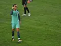 Cristiano Ronaldo w zielonej koszulce z numerem 7, cieszy się po golu. Ciekawe, ile zarabia Ronaldo za takie emocje!