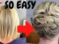 Hochsteckfrisuren kurze Haare: 10+ Looks & Tricks, die begeistern!