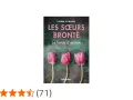 Couverture du livre "Les Sœurs Brontë : La force d'exister" de Laura El Makki, avec trois tulipes roses. Une histoire captivante sur la vie des célèbres sœurs.