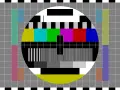 Testowy obrazek telewizyjny. W bloku można odbierać darmowa telewizja naziemna.
