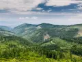 Wzgórza Beskidów, zielone lasy i kręte drogi tworzą jedne z najpiękniejszych szlaków w Beskidach.