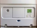 Scaldabagno Sylber non si accende. Il display mostra 48°C in modalità Eco, ma il manometro indica pressione bassa.
