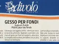 Impasto di gesso e vinavil per fondi, ideale per ogni tecnica pittorica. Si applica a pennello, attende l'asciugatura e si procede con altre stesure se necessario.