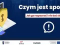 Ilustracja przedstawia laptopa z tarczą i kluczem, symbolizując bezpieczeństwo. Obok znajduje się smartfon z hasłem i kłódką, nawiązując do zagrożeń, takich jak ip spoofing.