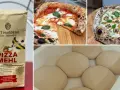 GUT HARDEGG PIZZA MEHL: Die Zutaten für den perfekten Pizzateig. Hier siehst du das Mehl, fertige Pizzen und Teiglinge.