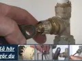 Så här gör du för att justera termostaten på ett element som inte blir varmt. Bilderna visar hur man använder verktyg för att komma åt ventilen.