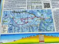 Turbacz jakie to góry? Mapa szlaku narciarskiego z Obidowej na Turbacz, pokazująca trasę i przewyższenia.
