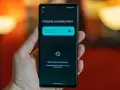 Ekran telefonu z włączoną funkcją "Historia powiadomień" na Androidzie. Widoczny przełącznik i informacja o braku powiadomień.