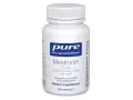 Biała butelka Pure Encapsulations Melatonin 0.5 mg, 180 kapsułek. Idealna dla osób szukających wsparcia snu, bez glutenu i GMO.
