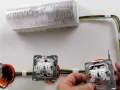 Instalacja elektryczna z lampą i trzema łącznikami. Dowiedz się, co to jest łącznik świecznikowy i jak działa.