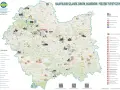 Mapa Małopolski z zaznaczonymi zamkami, skansenami i podziemiami turystycznymi. Odkryj bogactwo kulturowe regionu, podążając szlakiem skansenów.