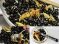 Czarne oliwki z czosnkiem i cytryną – inspiracja do prostych przepisów. Idealne do tapas lub jako dodatek.