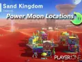 El reino de las arenas, Tostarena, con sus coloridas construcciones y dunas rojas, es el escenario perfecto para encontrar energilunas.