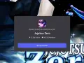 Invitación a "Jujutsu: Zero" en Discord, con 12,356 usuarios en línea y 34,232 miembros. ¡Únete a la comunidad de Jujutsu Kaisen!