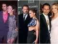 Jennifer Lopez z mężami: Ojani Noa, Ben Affleck i Marc Anthony.