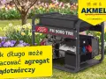 Agregat prądotwórczy Fogo FH 9000 TRE w otoczeniu wiosennych kwiatów. Dowiedz się, jak długo może pracować agregat prądotwórczy.