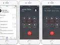 Trzy ekrany iPhone'a pokazujące kontakt i rozmowę. Dowiedz się, jak włączyć nagrywanie rozmów w telefonie.