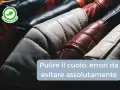 Dettagli di borse in pelle trapuntata di vari colori. Impara come pulire una borsa di pelle evitando errori comuni.
