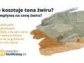 Ile kosztuje tona żwiru płukanego? Cena waha się od 30 do 150 zł. Na zdjęciu widoczne są hałdy żwiru i piasku.