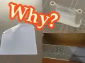 Problemy z drukiem 3D: dlaczego PETG vs PLA sprawia kłopoty? Widoczne nieudane wydruki i nitkowanie.