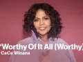 CeCe Winans, singing "Worthy Of It All (Worthy)". Like incense arising day and night, her voice is a constant praise.