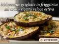 Fette di melanzane grigliate in friggitrice ad aria, condite con erbe aromatiche e sale grosso. Una ricetta veloce e gustosa per l'estate.