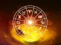 Koło zodiaku z symbolami znaków. Sprawdź swój horoskop dzienny na jutro i odkryj, co gwiazdy przygotowały dla Ciebie!