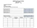 Modèle de plan d'action avec sections pour le contexte, la vision, les objectifs généraux et spécifiques, les activités, les responsables, les partenaires, les ressources, le budget, l'échéancier et les indicateurs de résultats. C'est mon plan d'action.