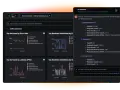 Cloud based application monitoring dashboard showing error rates, latency, and AI assistant identifying critical services like paymentservice.