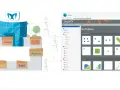 Ein Gebäude mit verschiedenen Java-UI-Frameworks wie Swing, Applet, Netbeans, SWT, Oracle Forms und JavaFX. Daneben ein Browserfenster mit JavaFX-Samples.