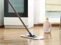 Mop i płyn do czyszczenia podłóg. Idealne rozwiązanie, jak wyczyścić panele po remoncie, by lśniły czystością.
