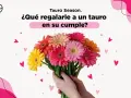 Manos sostienen un ramo de gerberas vibrantes, una flor de tauro perfecta para celebrar un cumpleaños.
