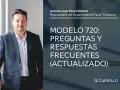 Hombre con traje, responsable fiscal, explica el Modelo 720: preguntas y respuestas frecuentes para los obligados.